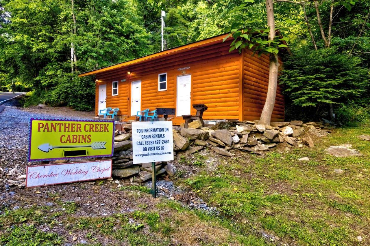 Panther Creek Cabins Cherokee Eksteriør billede