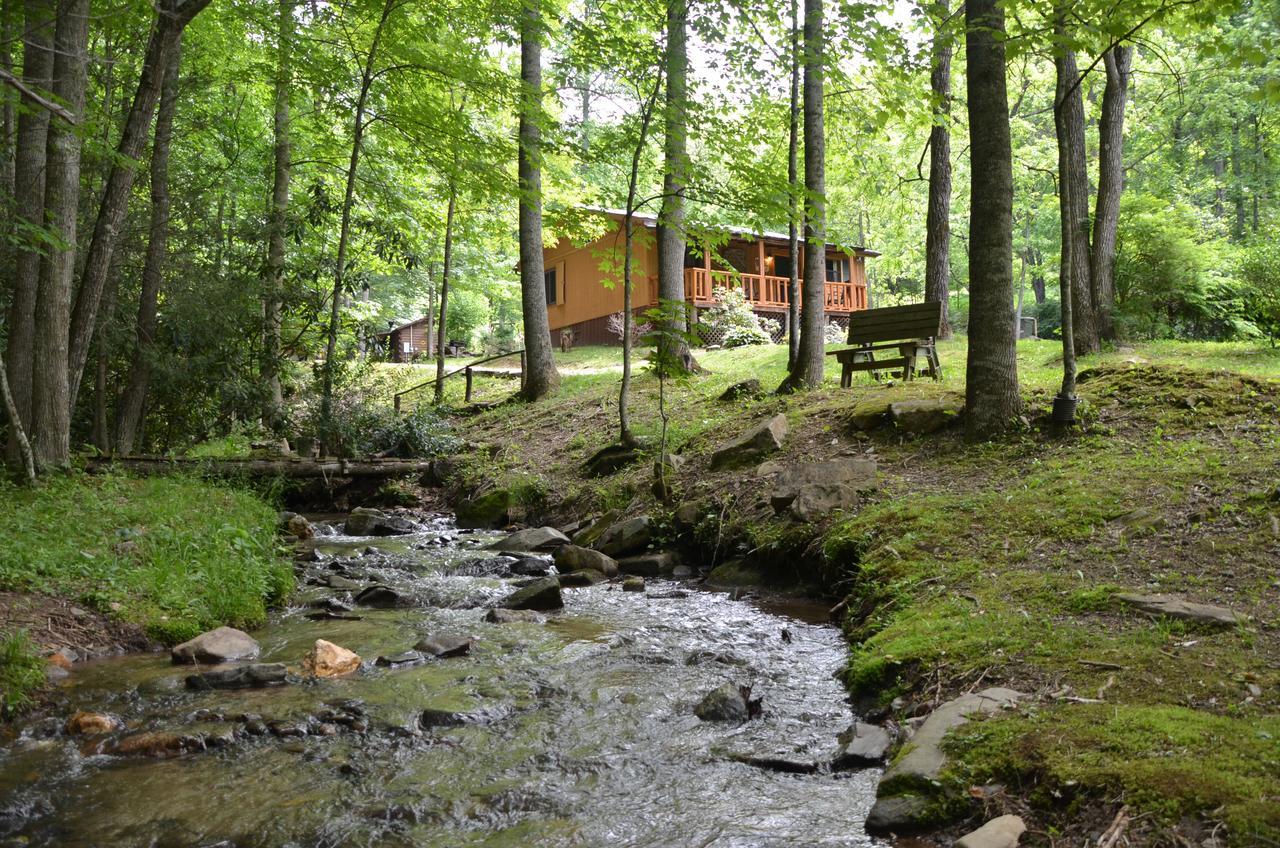 Panther Creek Cabins Cherokee Eksteriør billede